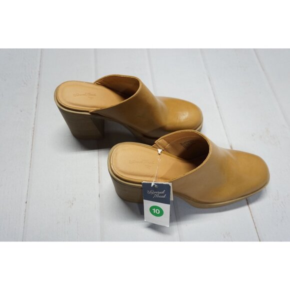 Universal Thread Women's Tan Tess Platform Mule Heels - Size 10, NWT - Picture 2 of 15